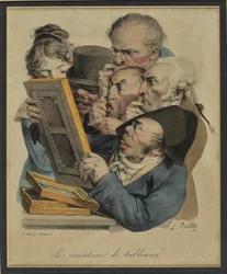 Les Amateurs de Tableux, 1823